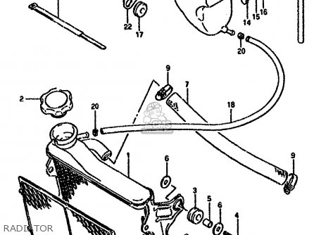 RADIATOR - RG80C 1987 (H) FRANCE GERMANY (E04 E22)