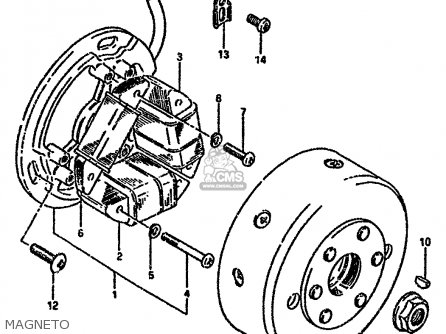 MAGNETO - RG80C 1987 (H) FRANCE GERMANY (E04 E22)