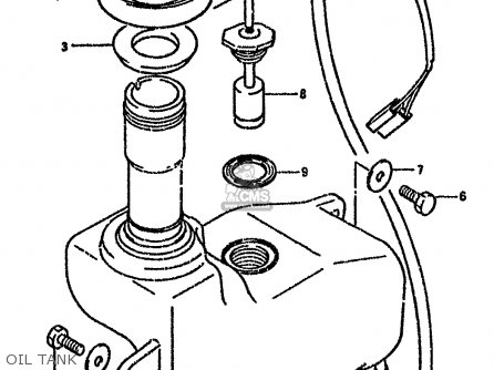 OIL TANK - RG80C 1987 (H) FRANCE GERMANY (E04 E22)