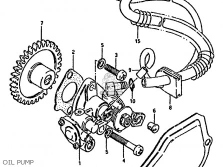 OIL PUMP - RG80C 1987 (H) FRANCE GERMANY (E04 E22)