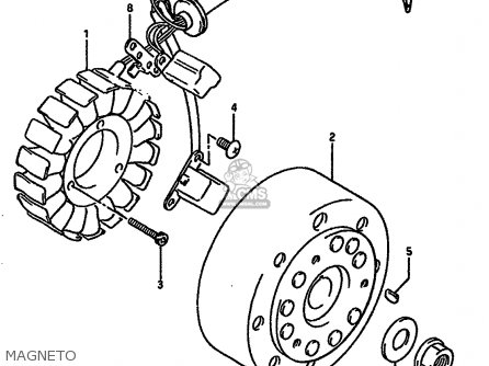MAGNETO - RGV250 1989 (K) (E02 E04 E21 E24 E34)