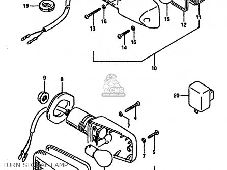 TURN SIGNAL LAMP - RGV250 1989 (K) (E02 E04 E21 E24 E34)