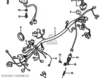 WIRING HARNESS - RGV250 1989 (K) (E02 E04 E21 E24 E34)