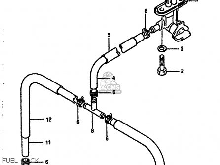 FUEL COCK - RGV250 1989 (K) (E02 E04 E21 E24 E34)