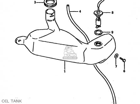 OIL TANK - RGV250 1989 (K) (E02 E04 E21 E24 E34)