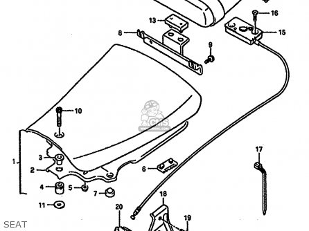 SEAT - RGV250 1989 (K) (E02 E04 E21 E24 E34)