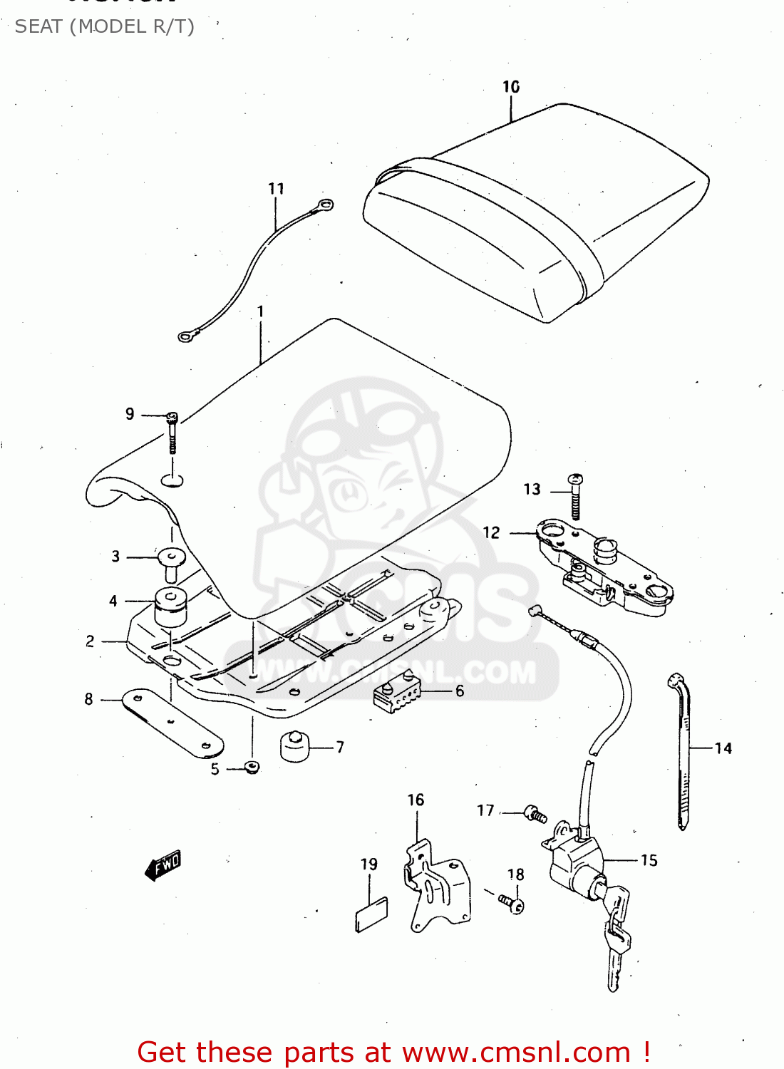 SEAT (MODEL R/T) RGV250 1991 (M) (E01 E02 E04 E21 E22 E24 E34)