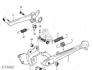 STAND - RGV250 1991 (M) (E01 E02 E04 E21 E22 E24 E34)