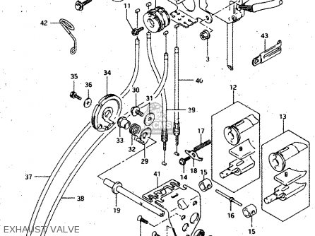 EXHAUST VALVE - RGV250 1993 (P) (E02 E04 E21 E22 E24 E34)