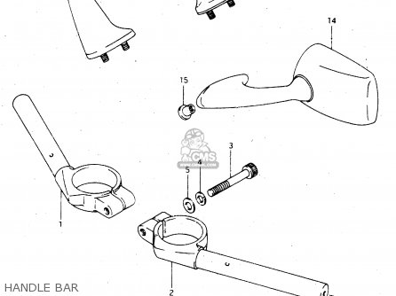 HANDLE BAR - RGV250 1993 (P) (E02 E04 E21 E22 E24 E34)