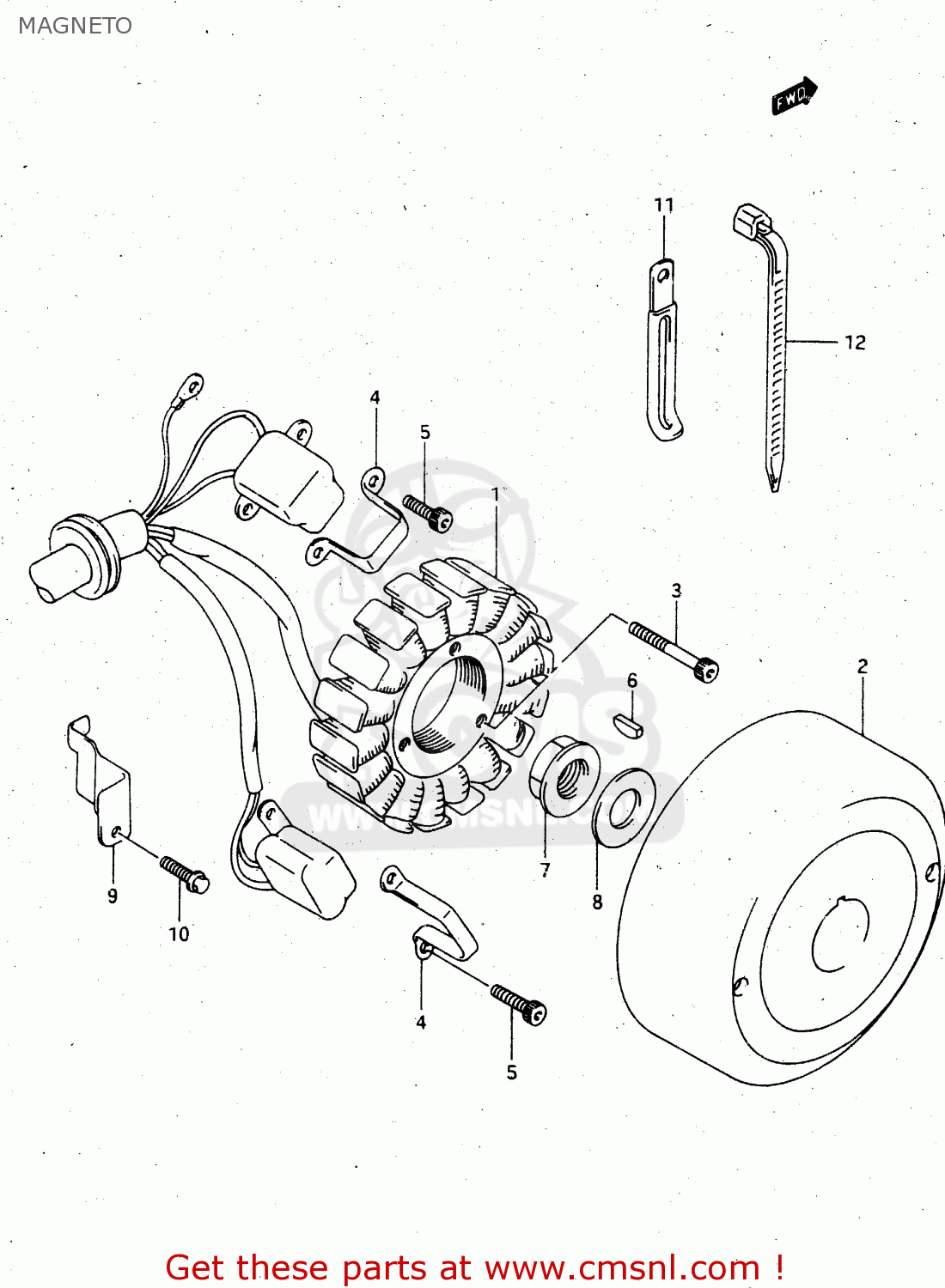 MAGNETO RGV250 1996 (T) (E24)