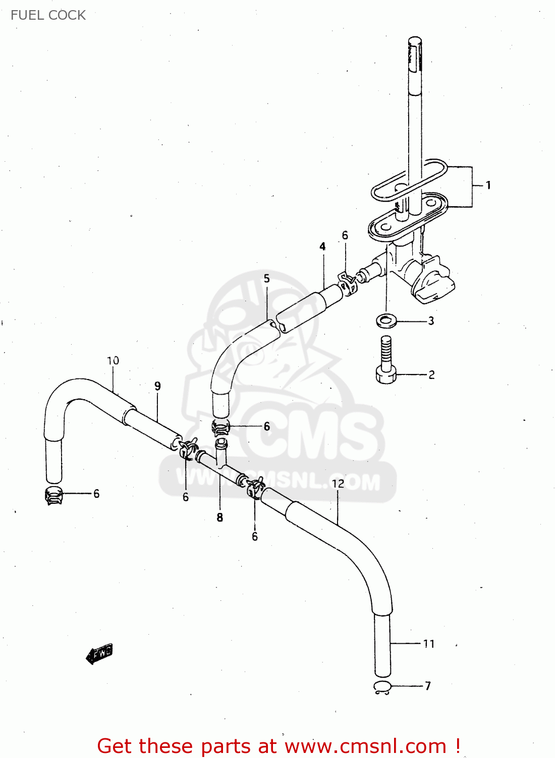 FUEL COCK RGV250 1996 (T) (E24)