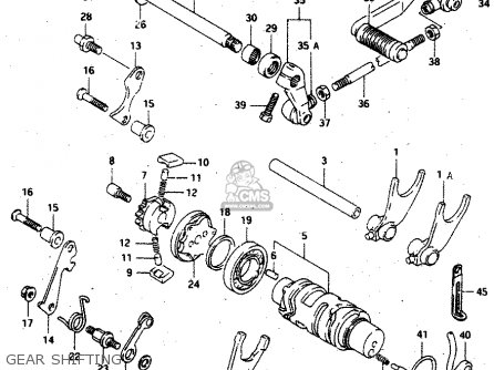 GEAR SHIFTING - RGV250 1996 (T) (E24)