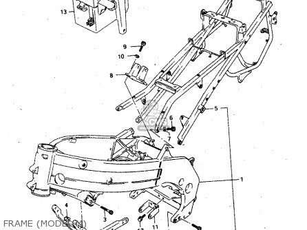 FRAME (MODEL M) - RGV250 1996 (T) (E24)