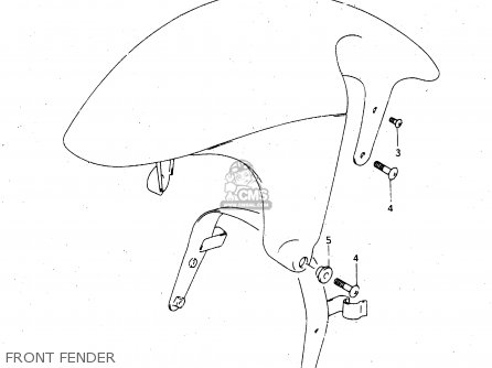 FRONT FENDER - RGV250 1996 (T) (E24)