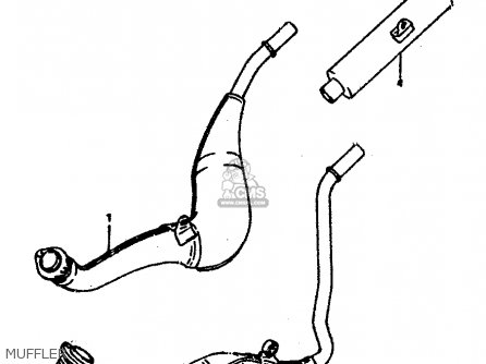 MUFFLER - RGV250L 1991 (M) (E02 E21 E22 E24)