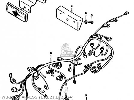 WIRING HARNESS (E2,E21,E22,E24) - RGV250L 1991 (M) (E02 E21 E22 E24)
