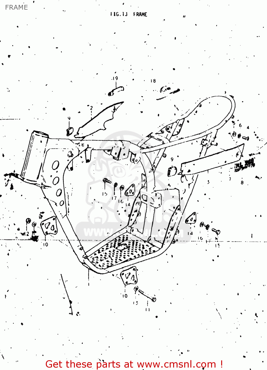 FRAME RL250 EXACTA TRIALS 1974 (L) USA (E03)