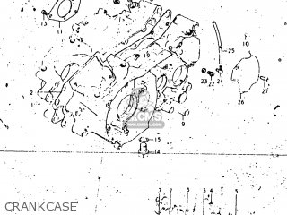 CRANKCASE - RL250 EXACTA TRIALS 1974 (L) USA (E03)