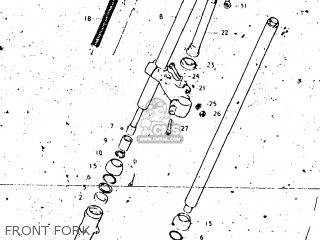 FRONT FORK - RL250 EXACTA TRIALS 1974 (L) USA (E03)