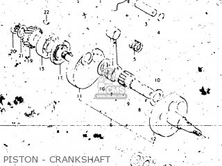 PISTON - CRANKSHAFT - RL250 EXACTA TRIALS 1974 (L) USA (E03)