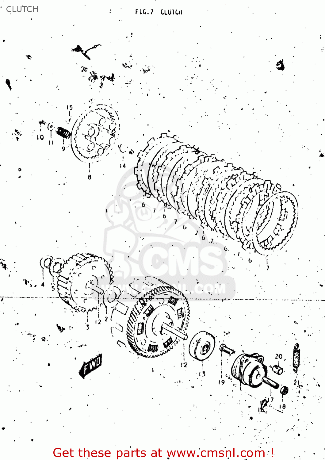 CLUTCH RL250 EXACTA TRIALS 1975 (M) USA (E03)