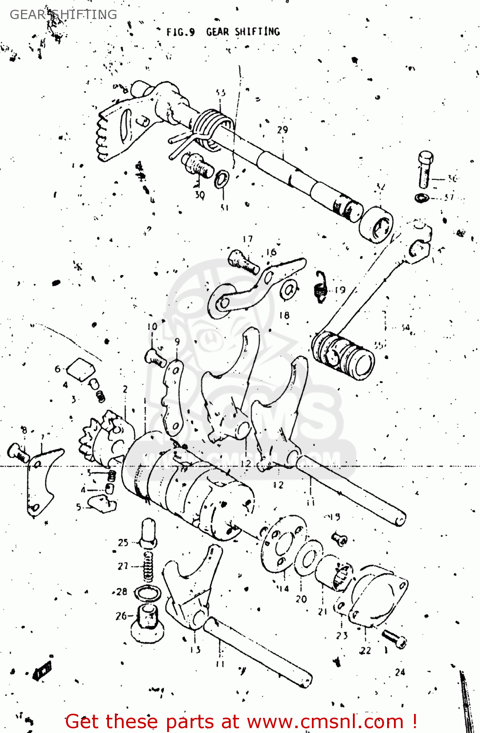GEAR SHIFTING RL250 EXACTA TRIALS 1975 (M) USA (E03)