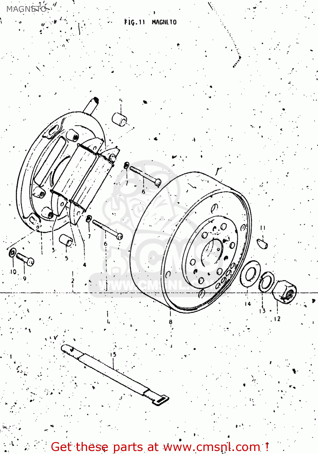 MAGNETO RL250 EXACTA TRIALS 1975 (M) USA (E03)