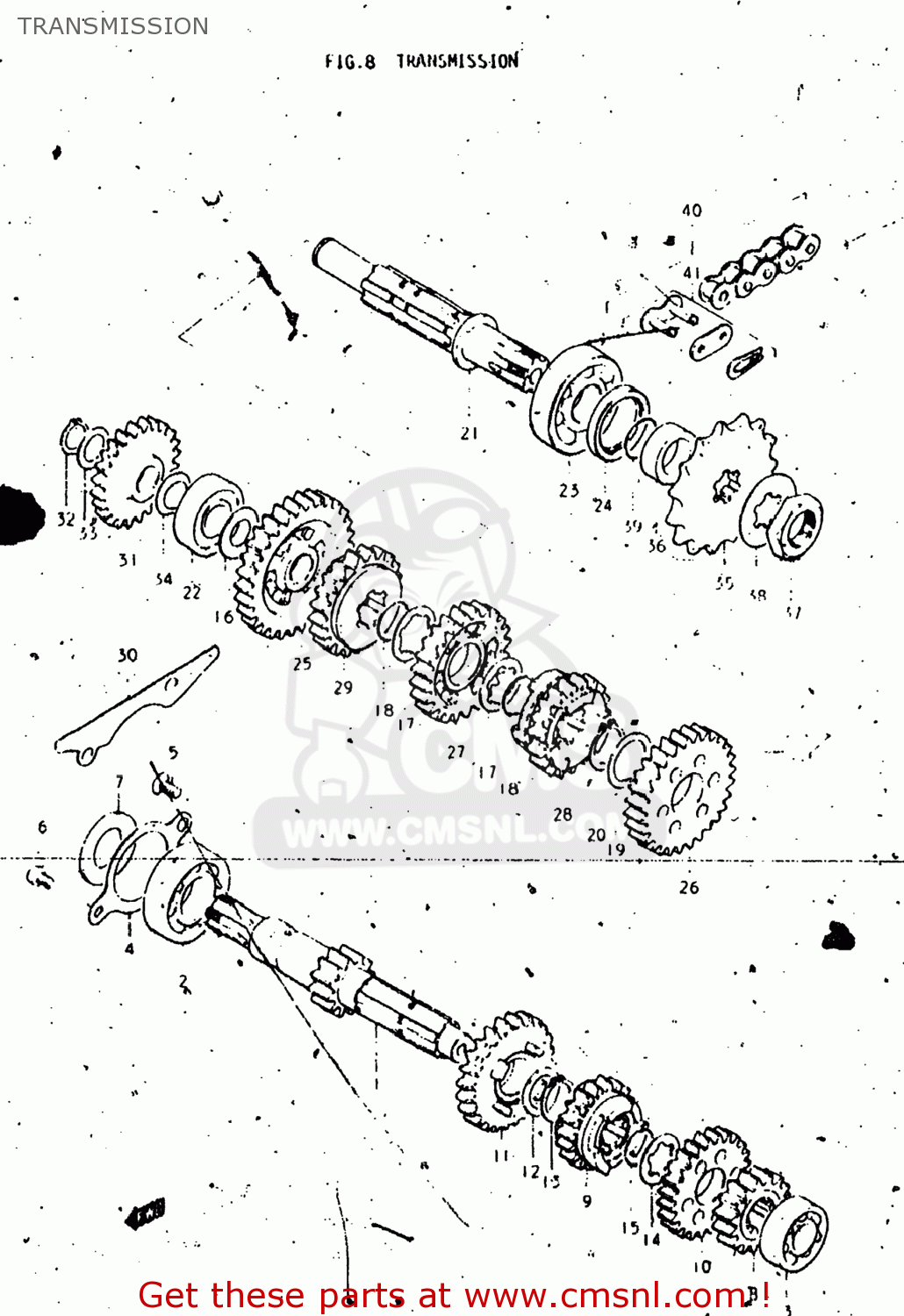 TRANSMISSION RL250 EXACTA TRIALS 1975 (M) USA (E03)