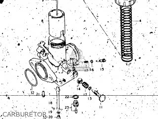 CARBURETOR - RL250 EXACTA TRIALS 1975 (M) USA (E03)
