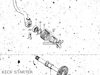 KICK STARTER - RL250 EXACTA TRIALS 1975 (M) USA (E03)