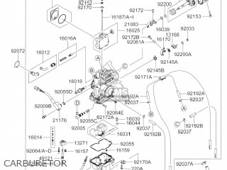 CARBURETOR - RM-Z250 2004 (K4) USA (E03) RMZ250 RM Z250