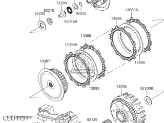 CLUTCH - RM-Z250 2004 (K4) USA (E03) RMZ250 RM Z250