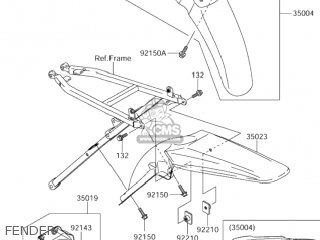 FENDER - RM-Z250 2004 (K4) USA (E03) RMZ250 RM Z250