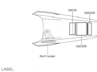 LABEL - RM-Z250 2004 (K4) USA (E03) RMZ250 RM Z250