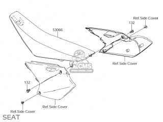 SEAT - RM-Z250 2004 (K4) USA (E03) RMZ250 RM Z250
