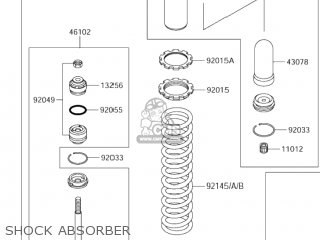 SHOCK ABSORBER - RM-Z250 2004 (K4) USA (E03) RMZ250 RM Z250
