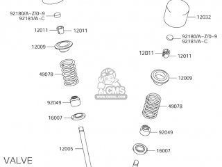 VALVE - RM-Z250 2004 (K4) USA (E03) RMZ250 RM Z250