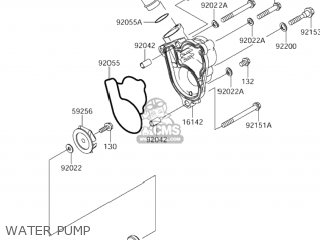 WATER PUMP - RM-Z250 2004 (K4) USA (E03) RMZ250 RM Z250
