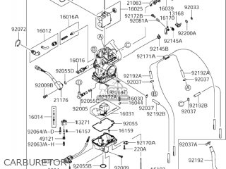 CARBURETOR - RM-Z250 2005 (K5) USA (E03) RMZ250 RM Z250