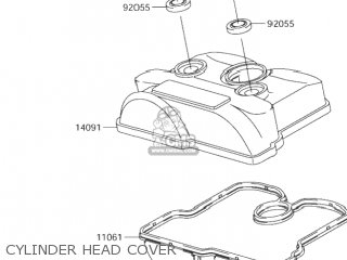 CYLINDER HEAD COVER - RM-Z250 2005 (K5) USA (E03) RMZ250 RM Z250