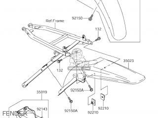 FENDER - RM-Z250 2005 (K5) USA (E03) RMZ250 RM Z250