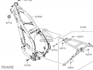 FRAME - RM-Z250 2005 (K5) USA (E03) RMZ250 RM Z250