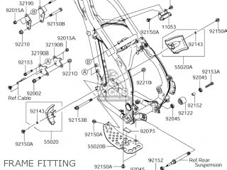 FRAME FITTING - RM-Z250 2005 (K5) USA (E03) RMZ250 RM Z250