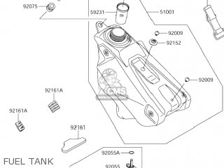 FUEL TANK - RM-Z250 2005 (K5) USA (E03) RMZ250 RM Z250