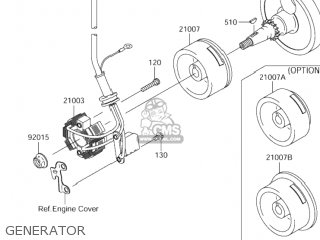 GENERATOR - RM-Z250 2005 (K5) USA (E03) RMZ250 RM Z250