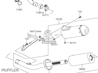 MUFFLER - RM-Z250 2005 (K5) USA (E03) RMZ250 RM Z250