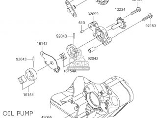 OIL PUMP - RM-Z250 2005 (K5) USA (E03) RMZ250 RM Z250