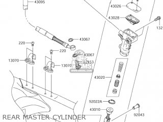 REAR MASTER CYLINDER - RM-Z250 2005 (K5) USA (E03) RMZ250 RM Z250