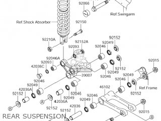 REAR SUSPENSION - RM-Z250 2005 (K5) USA (E03) RMZ250 RM Z250